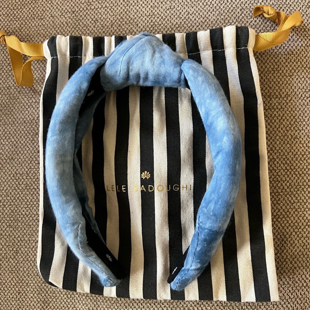 Lele Sadoughi tie dye headband